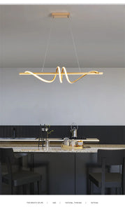 Swivel Modern LED Chandelier Light Fixture