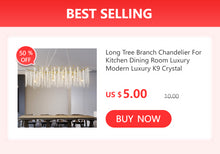 Load image into Gallery viewer, Luxury LED Crystal Tree Branch Ceiling Chandelier Light Fixture
