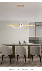 Swivel Modern LED Chandelier Light Fixture