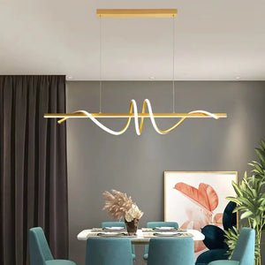 Swivel Modern LED Chandelier Light Fixture