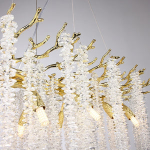 Luxury LED Crystal Tree Branch Ceiling Chandelier Light Fixture