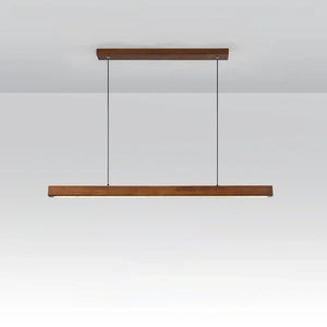 Wooden Modern LED Long Light Fixture