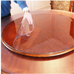 Transparent Round Tablecloth