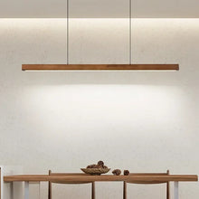 Load image into Gallery viewer, Wooden Modern LED Long Light Fixture
