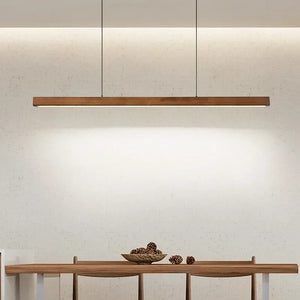 Wooden Modern LED Long Light Fixture