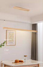 Load image into Gallery viewer, Wooden Modern LED Long Light Fixture
