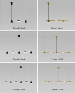 Multi Head Strip LED Light Fixture