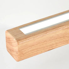 Load image into Gallery viewer, Wooden Modern LED Long Light Fixture
