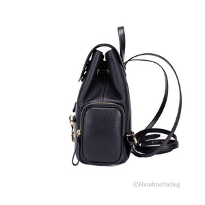 Michael Kors Medium Black Chain Backpack