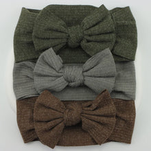 Load image into Gallery viewer, 3Pcs/Lot Knit Baby Headband Bow Set
