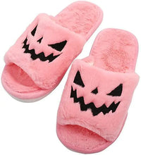 Load image into Gallery viewer, Halloween Pumpkin Slippers
