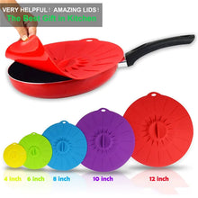 Load image into Gallery viewer, 5 PCS Set Silicone Microwave Bowl Cover
