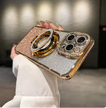 Load image into Gallery viewer, Premium Sparkle MagSafe Phone Case for iPhone 11-15 Pro Max &amp; Plus
