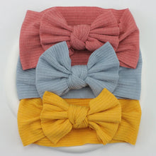 Load image into Gallery viewer, 3Pcs/Lot Knit Baby Headband Bow Set
