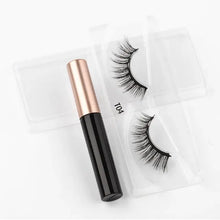 Load image into Gallery viewer, Magnetic Eyelashes Set with Waterproof Eyeliner and Tweezer
