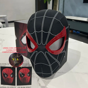 Halloween Spider-Man Cosplay Moving Eyes Mask