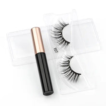 Load image into Gallery viewer, Magnetic Eyelashes Set with Waterproof Eyeliner and Tweezer
