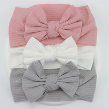 Load image into Gallery viewer, 3Pcs/Lot Knit Baby Headband Bow Set
