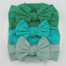 Load image into Gallery viewer, 3Pcs/Lot Knit Baby Headband Bow Set
