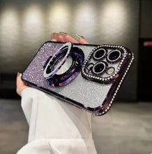 Load image into Gallery viewer, Premium Sparkle MagSafe Phone Case for iPhone 11-15 Pro Max &amp; Plus
