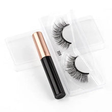 Load image into Gallery viewer, Magnetic Eyelashes Set with Waterproof Eyeliner and Tweezer
