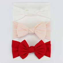 Load image into Gallery viewer, 3Pcs/Lot Knit Baby Headband Bow Set
