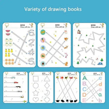 Load image into Gallery viewer, Kids Educational Dry Erase Drawing Book
