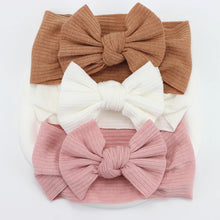 Load image into Gallery viewer, 3Pcs/Lot Knit Baby Headband Bow Set
