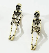 Load image into Gallery viewer, Skeleton Halloween Earrings
