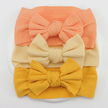 Load image into Gallery viewer, 3Pcs/Lot Knit Baby Headband Bow Set
