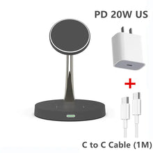 Load image into Gallery viewer, Iphone Magnetic Wireless Charger Station Dock
