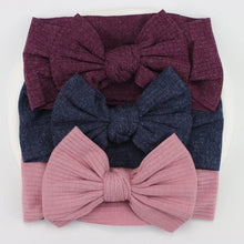 Load image into Gallery viewer, 3Pcs/Lot Knit Baby Headband Bow Set
