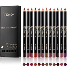 Load image into Gallery viewer, Ktouler Matte Lip Liner Pencil Set - 12
