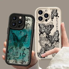 Load image into Gallery viewer, Art Oil Painting Butterfly Soft Phone Case for iPhone 15 14 Pro Max
