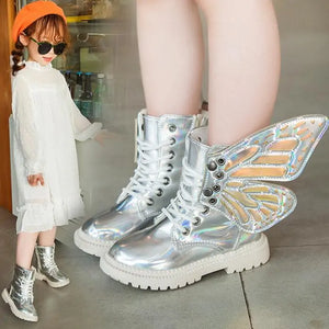 Little Girl's Butterfly Boots