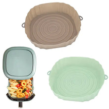 Load image into Gallery viewer, Reusable Silicone Air Fryer Basket Set
