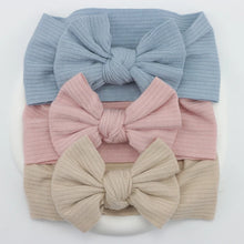 Load image into Gallery viewer, 3Pcs/Lot Knit Baby Headband Bow Set
