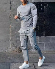 Load image into Gallery viewer, Men Streetwear Vintage Clothing Set
