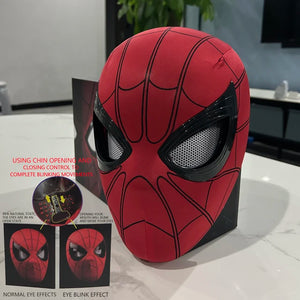 Halloween Spider-Man Cosplay Moving Eyes Mask