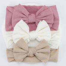 Load image into Gallery viewer, 3Pcs/Lot Knit Baby Headband Bow Set
