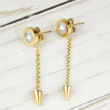 Load image into Gallery viewer, Going Drop Arrow Earrings
