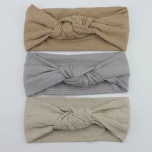 Load image into Gallery viewer, 3Pcs/Lot Knit Baby Headband Bow Set
