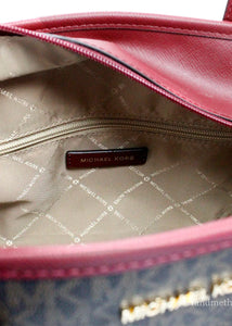 Michael Kors Dark Cherry Shoulder Tote