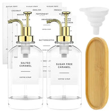 Load image into Gallery viewer, 2 Pieces Coffee Syrup Dispenser Set
