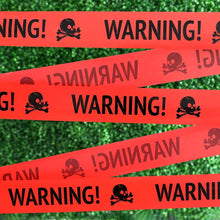 Load image into Gallery viewer, Halloween Warning Caution Tape Decoration - 2 Pcs
