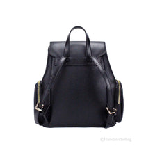 Load image into Gallery viewer, Michael Kors Medium Black Chain Backpack
