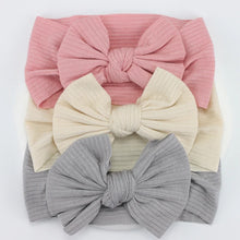 Load image into Gallery viewer, 3Pcs/Lot Knit Baby Headband Bow Set
