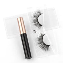 Load image into Gallery viewer, Magnetic Eyelashes Set with Waterproof Eyeliner and Tweezer
