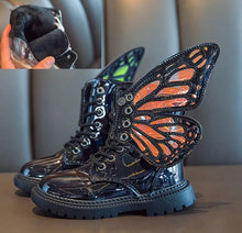 Load image into Gallery viewer, Little Girl&#39;s Butterfly Boots
