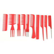 Load image into Gallery viewer, 10 Pieces Professional Hair Combs Set
